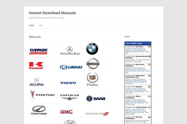 WordPress website example screenshot