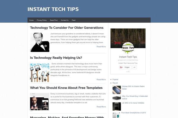 instanttechtips.com site used Justblue_1.0.4