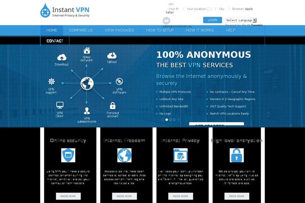 instantvpn.eu site used Instant-vpn