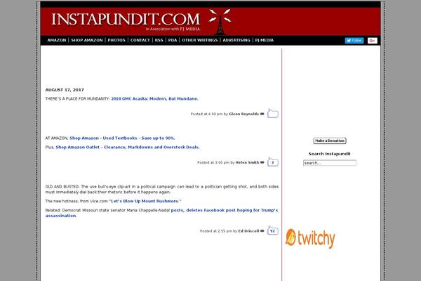 instapundit.com site used Instapundit