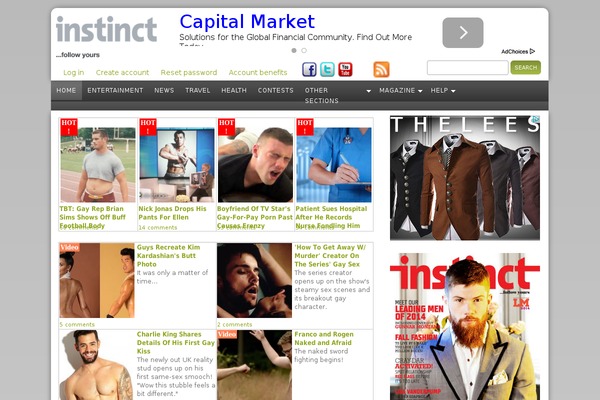 instinctmagazine.com site used Instinctmagazine