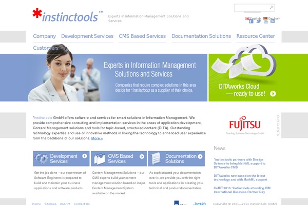 instinctools.com site used Instinctools