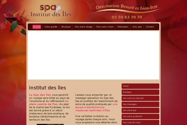 institut-beaute-spa-pau.com site used Spadesiles
