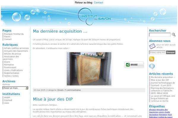 WordPress website example screenshot