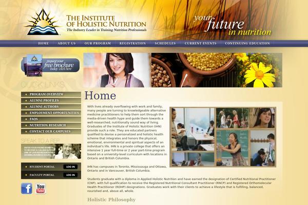 instituteofholisticnutrition.com site used Ihn-main