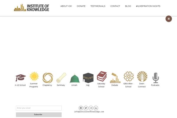 instituteofknowledge.com site used Lincoln