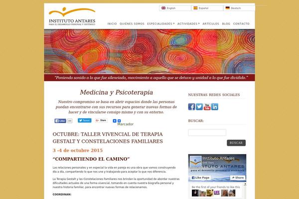 institutoantares.com site used Dandelion_v2.6.1