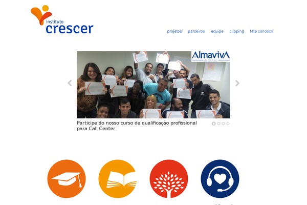 institutocrescer.org.br site used Crescer