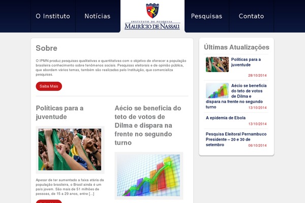 institutomauriciodenassau.com.br site used Instituto