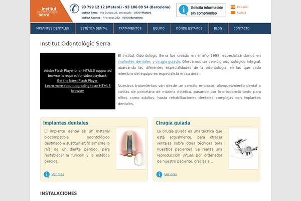 institutserra.com site used Institutserra