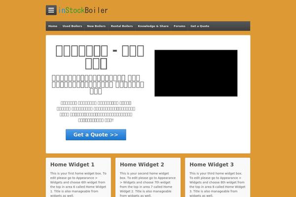 Responsive theme site design template sample