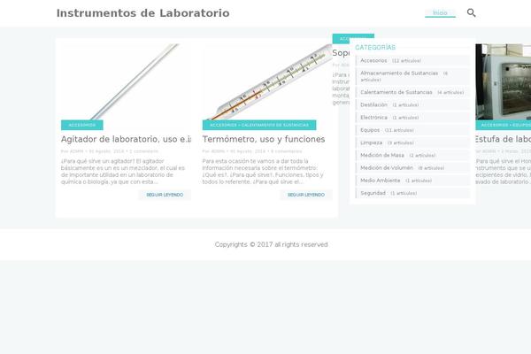 instrumentosdelaboratorio.org site used Laboratorio