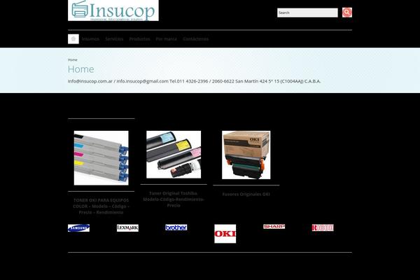 insucop.com.ar site used Shoppica