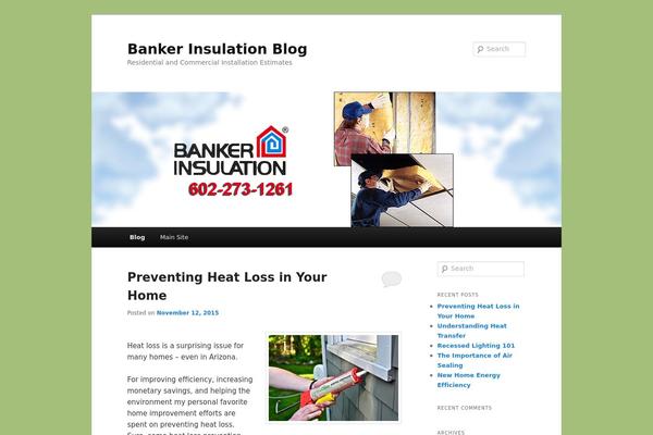 Twenty Eleven theme site design template sample