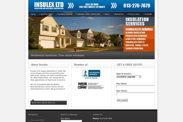 insulex.ca site used Premiumcompanytemplate