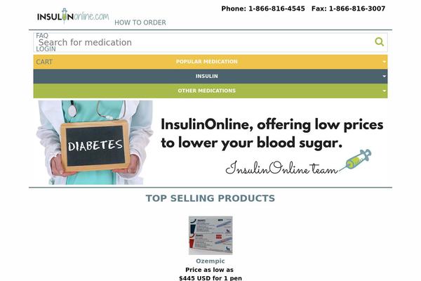 insulinonline.com site used Insulinonline