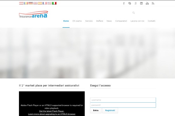 insurance-arena.com site used Ia-quellochevoglio
