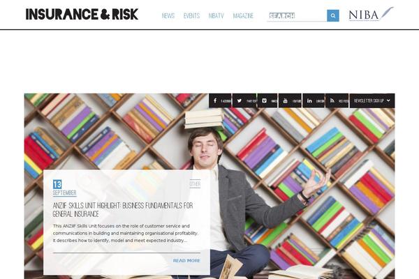 insuranceandrisk.com.au site used GeneratePress