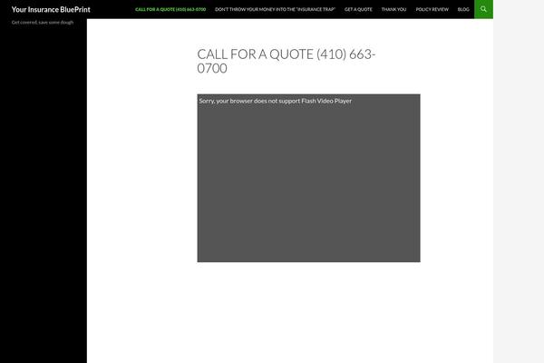 Twenty Fourteen theme site design template sample