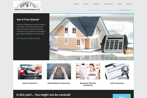 insurancecleveland.com site used Mobilethemesindark