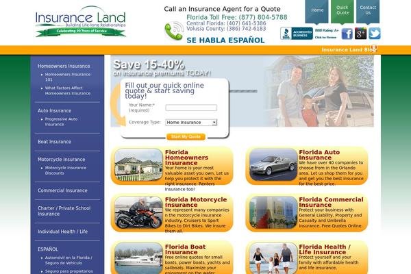 insuranceland.org site used Iland