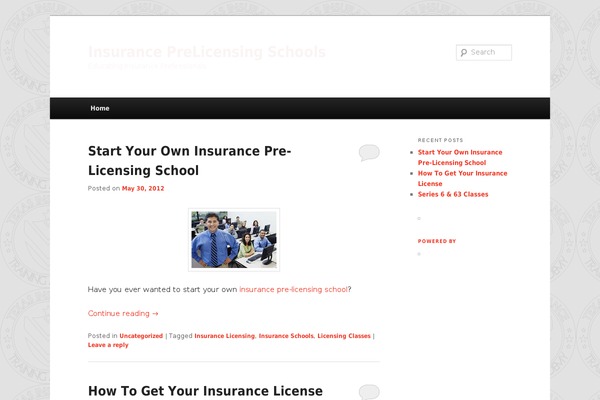 WordPress website example screenshot