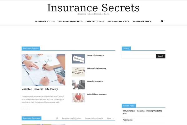 WordPress website example screenshot