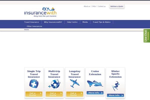 insurancewith.com site used Insurancewith