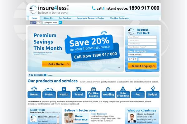 insure4less.ie site used Insure4less
