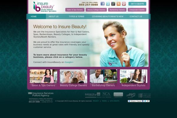 WordPress website example screenshot