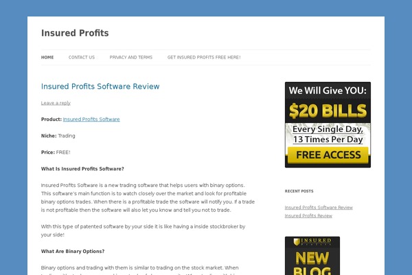 Twenty Twelve theme site design template sample