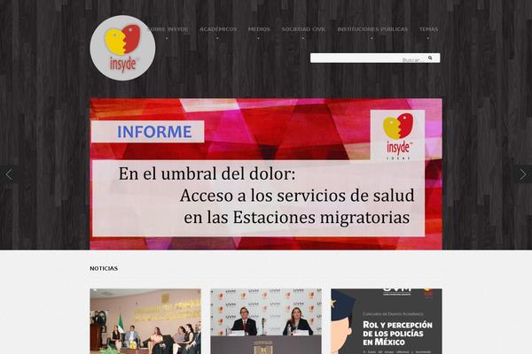 insyde.org.mx site used Wpex-gamma