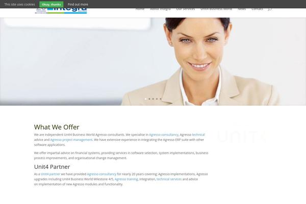 Divi theme site design template sample