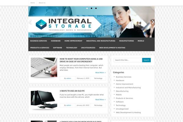 integral-storage.com site used Bloggie