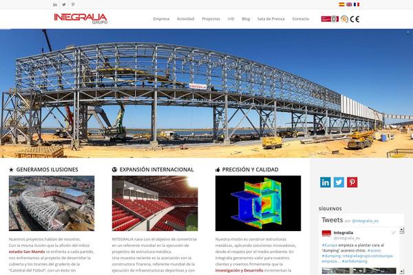 Enfold theme site design template sample
