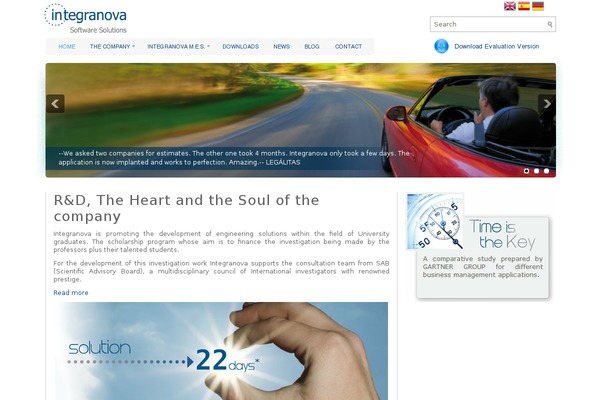 integranova.com site used Gradus
