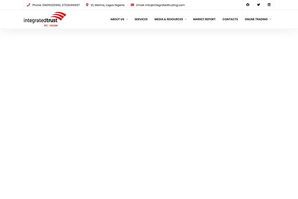 integratedtrustng.com site used Lumire