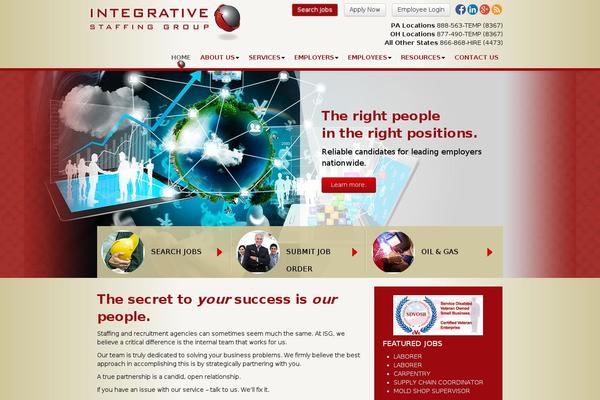 integrativestaffing.com site used Integrativestaffing