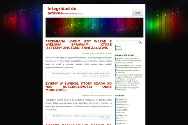 Asusena theme site design template sample