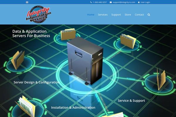 Total theme site design template sample