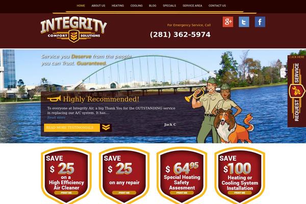 integrityair.com site used Timber-griffin