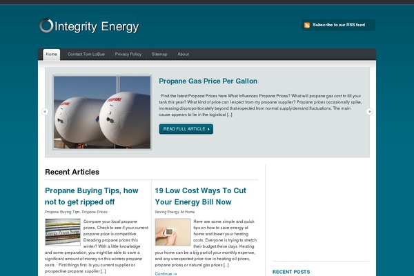 integrityenergy.com site used The Station
