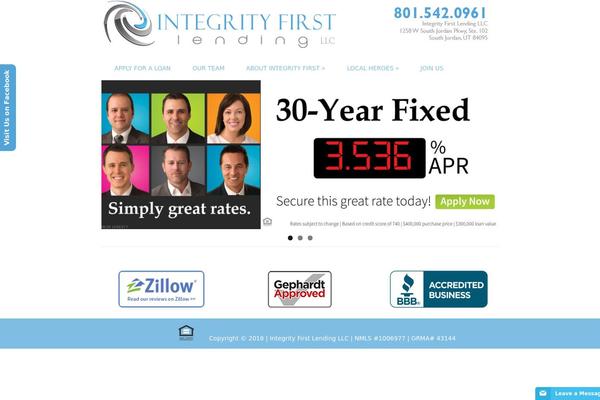 WordPress website example screenshot