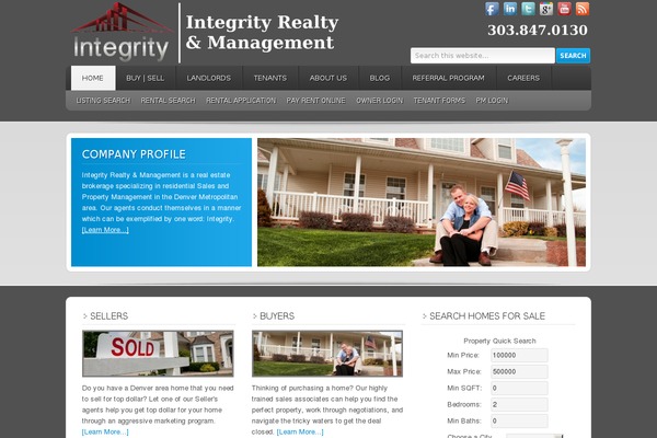 WordPress website example screenshot