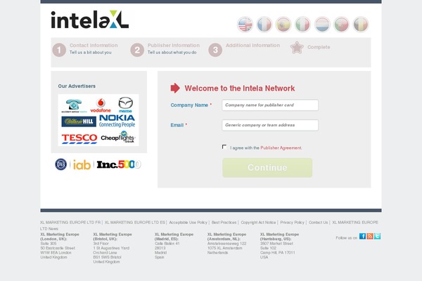 intelasignup.com site used Intela