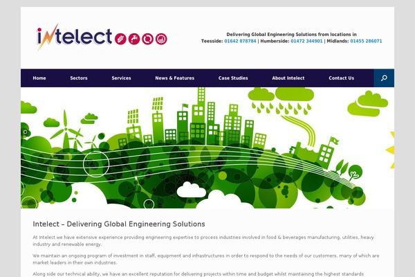 Vantage theme site design template sample