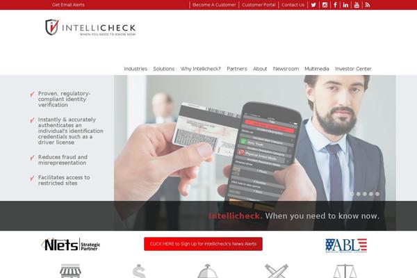 intellicheck.com site used Intellicheck