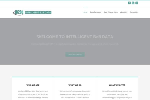 intelligentb2bdata.com site used B2bdata