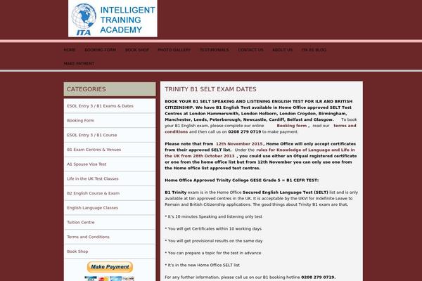 intelligenttrainingacademy.com site used T1