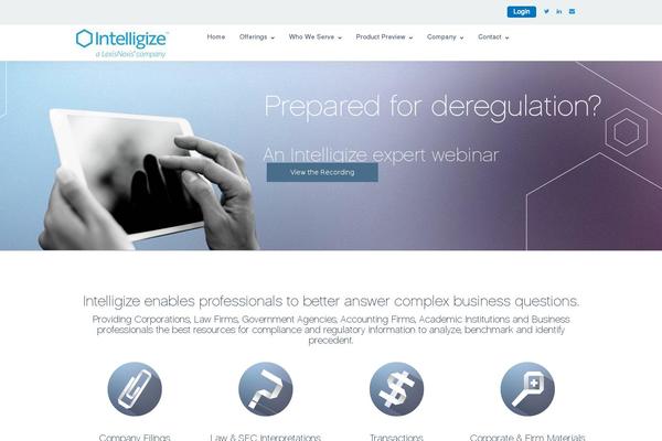 intelligize.com site used Ci-uikit